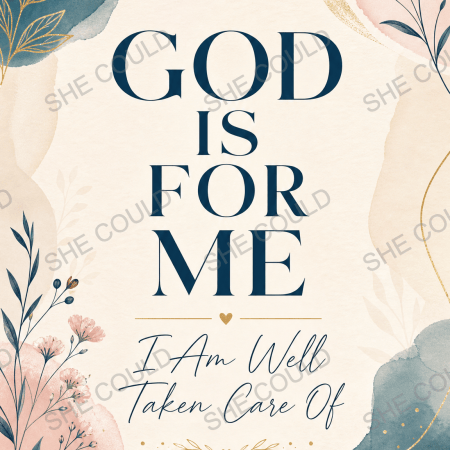 God Is For Me™ iPhone Wallpaper | Faith-Based Christian Digital Download
