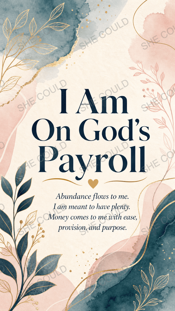 Motivational Mobile Wallpaper – “Money Comes to Me Abundantly”